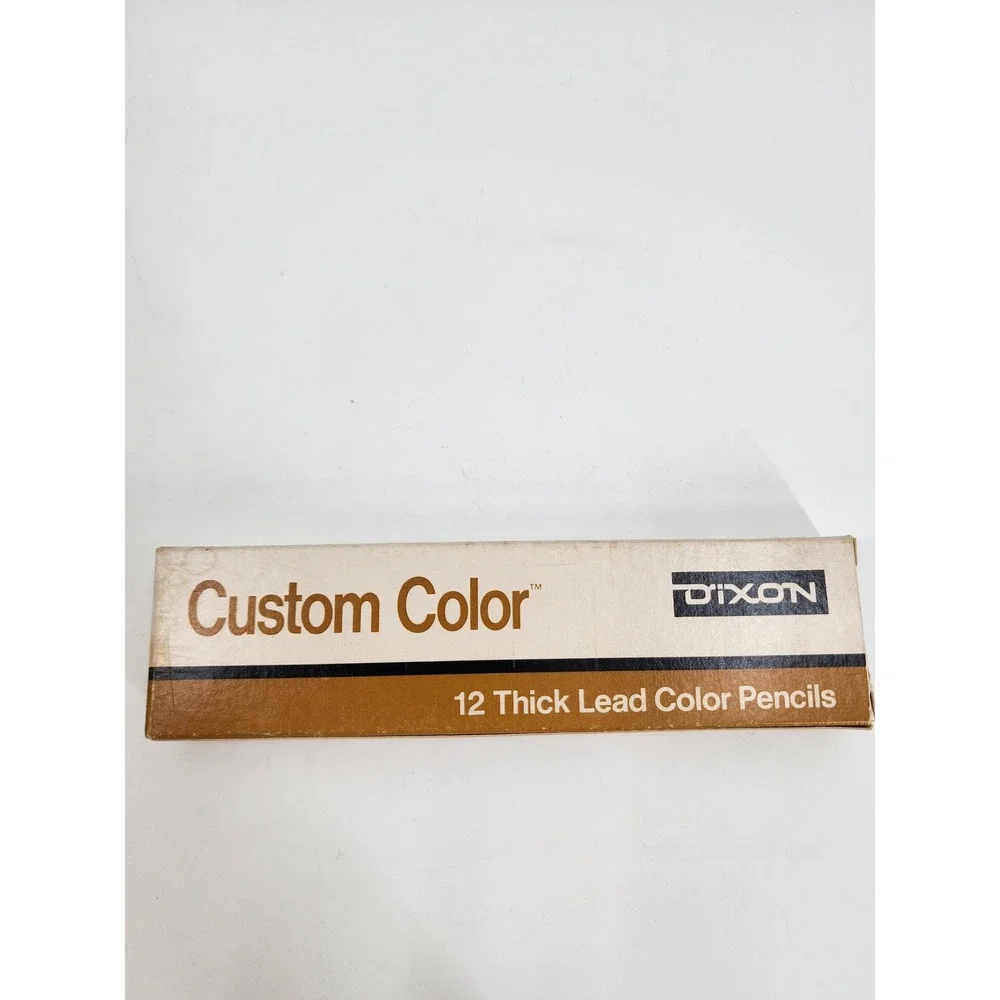 Dixon Custom Color 134-8 Light Green Thick Lead Pencils 12 Count Vintage USA